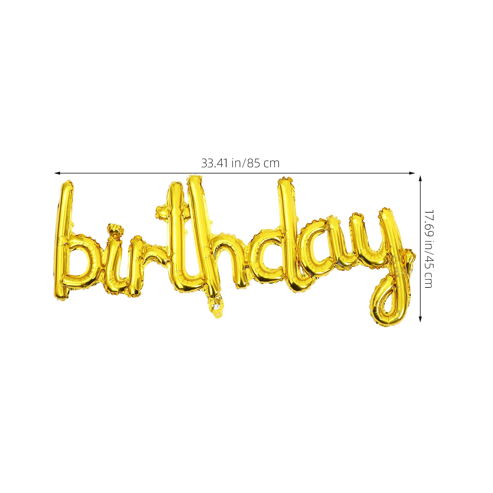

1Set Aluminum Foil Balloon Birthday Party Decor Durable Latex Happy Birthday Balloons Photo Backdrop Decoration