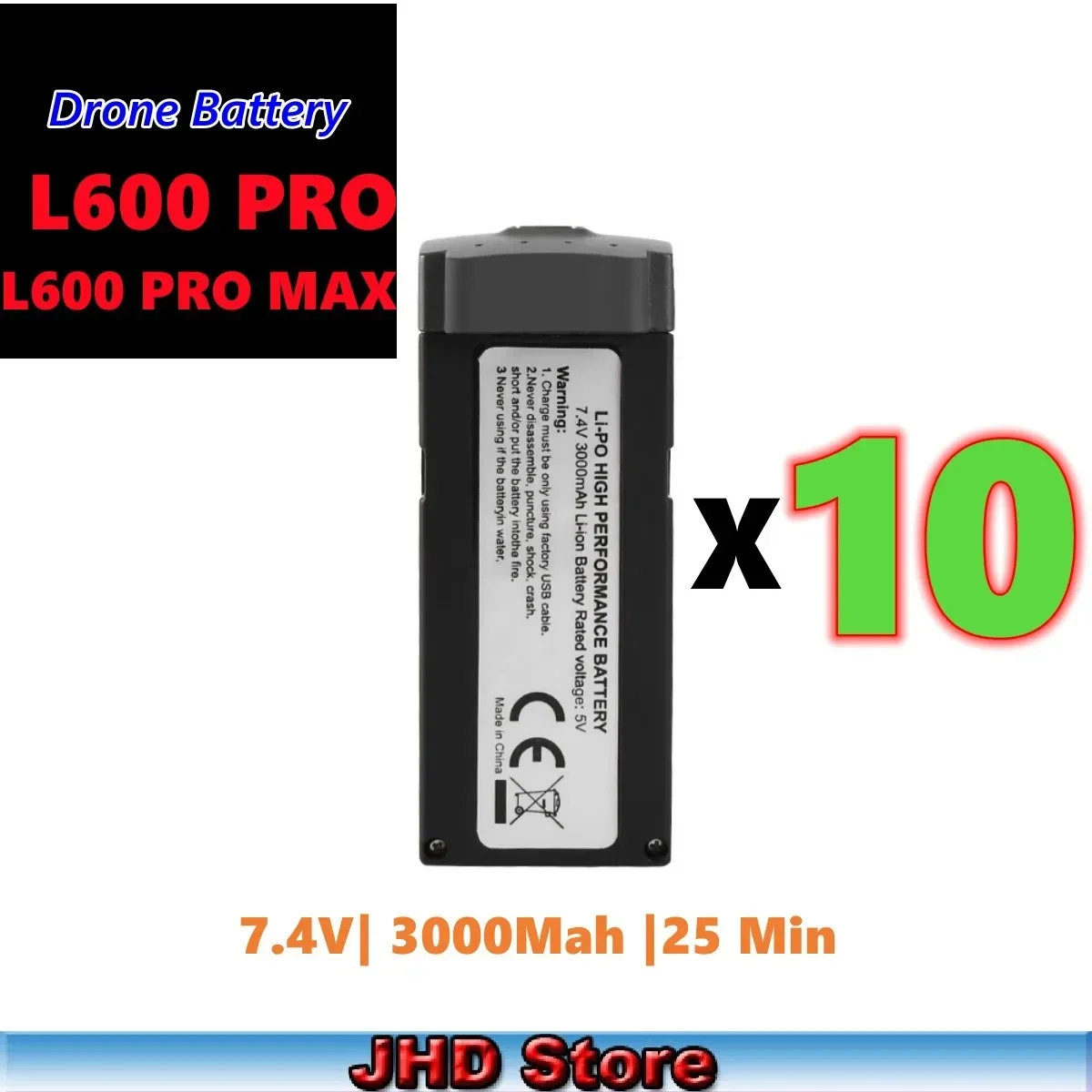 JHD Drone Battery For L600 PRO Original LYZRC L600PRO Drone Battery/Propelle For Drone L600 PRO Battery Blade Wholesale