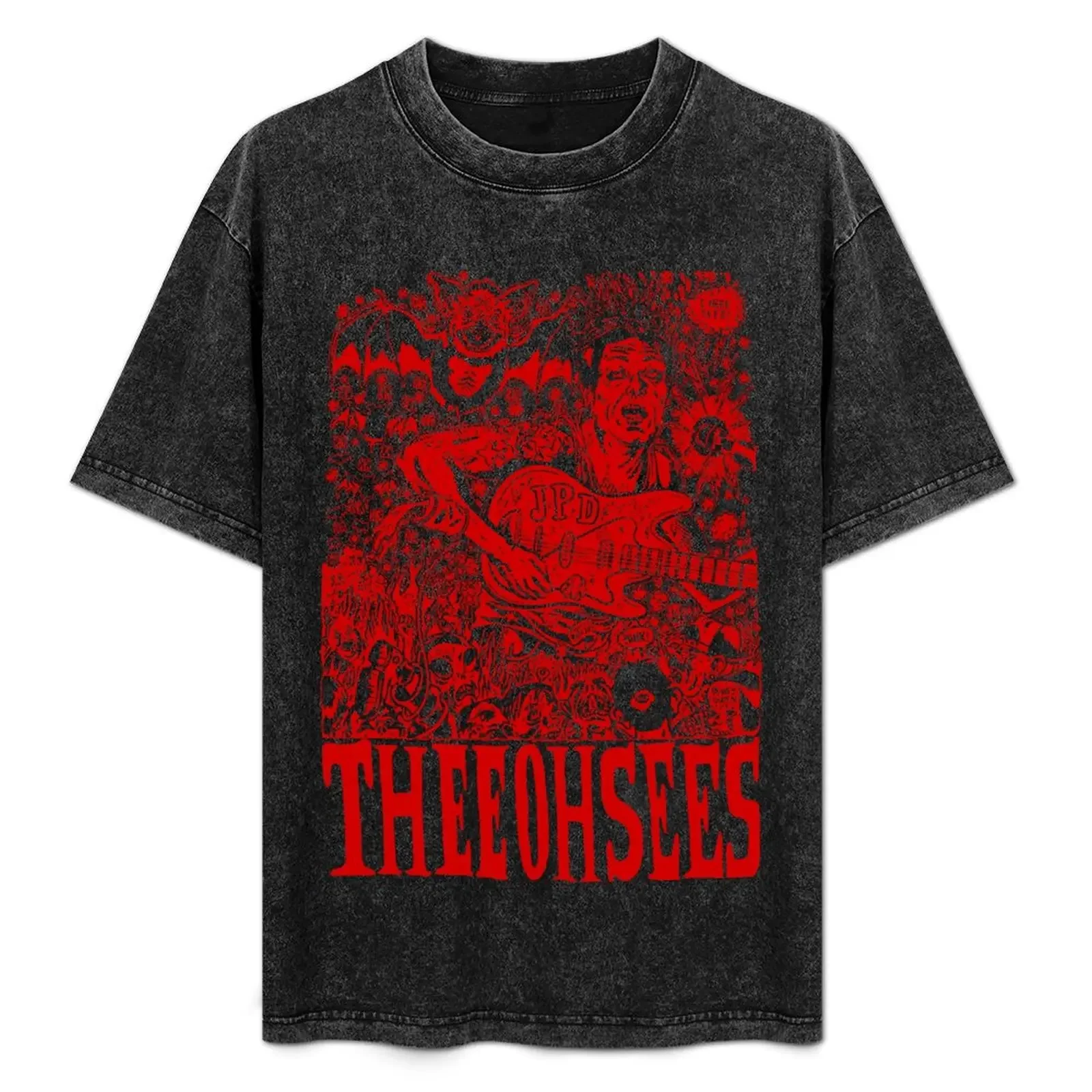 

thee oh sees i need seed red T-Shirt Stain Resistant Casual Tee