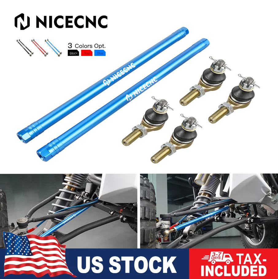 Zestaw przegubów kulowych i końcówek drążków kierowniczych NiceCNC do ATV YAMAHA YFZ450R YFZ 450R 450 R 2009-2022 2021, zamiennik, akcesoria aluminiowe