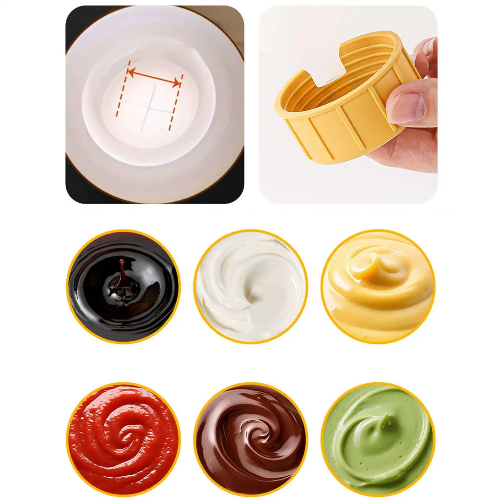 Ketchup Dispenser Detachable Leakproof Container Squeeze Condiment Sauce Dispenser Bottle For Salad Dressing Ketchup Syrup Home