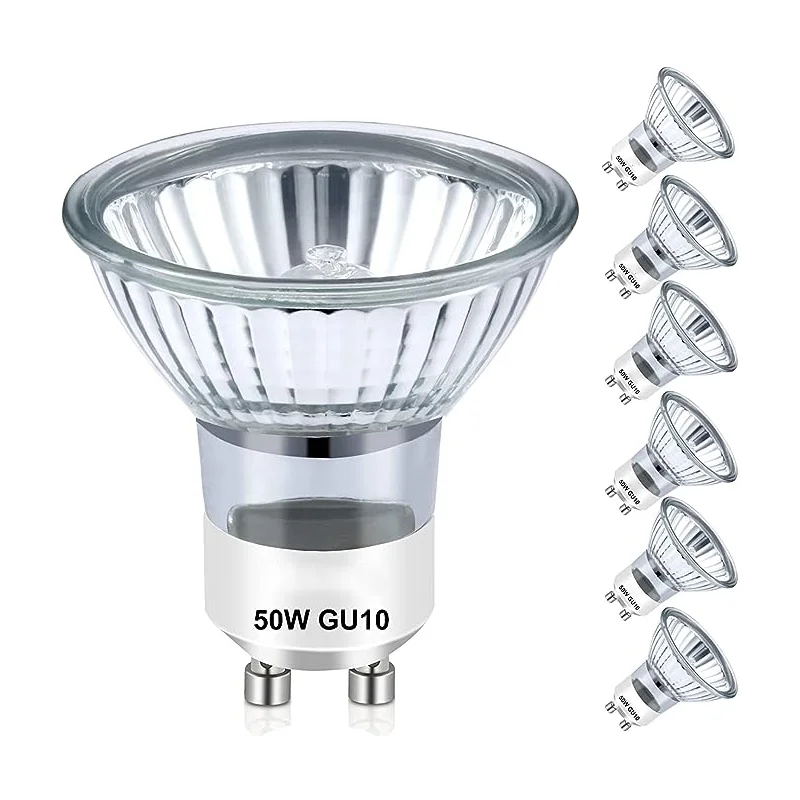 Gu10 Halogen Reflektor Tasse Licht dickes Glas Halogen Wolfram Scheinwerfer Par20 Lampe Tasse 230V Blase