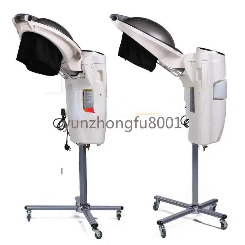 Heated infrared vertical hair vaporizer Ozone micro mist hairdressing spa steam vaporizer hairdressing steam microcomputer