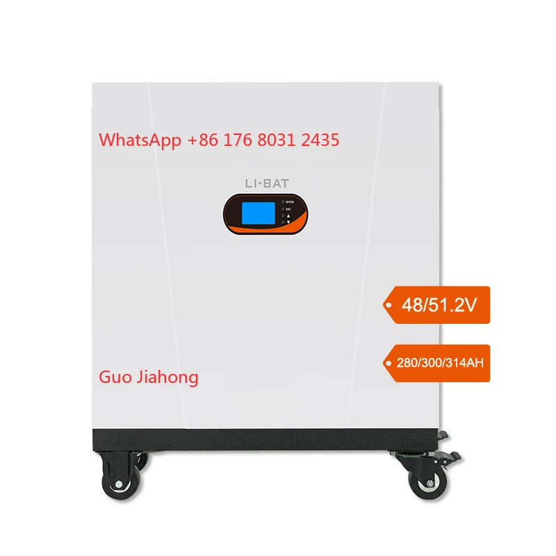 48V 51.2V Wheeled Pv Panel Energy Storage Battery Lifepo4 Lfp Batteries