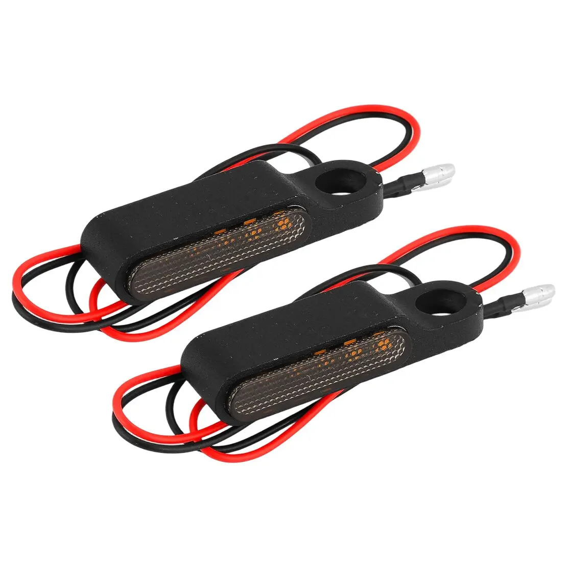 Universal 2Pcs 6 Led Mini LED Handlebar Faucet Fork Swing Turn Signal Indicator Blinker Fit For Honda Suzuki Kawasaki Yamaha BMW