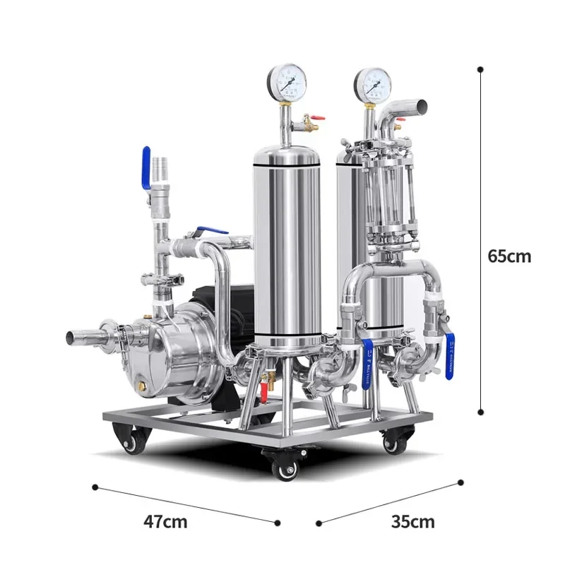 Filtro per liquori in acciaio inossidabile filtro per autoproduzione macchina per la corsa filtro per vino frutta uva piccola per uso domestico commerciale