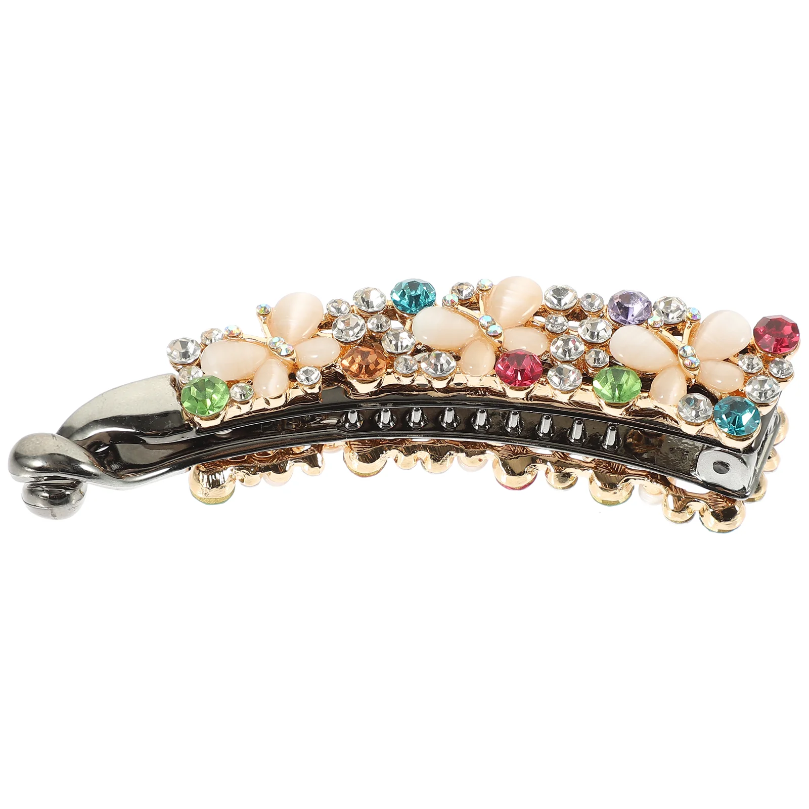 Rhinestone Hair Clip Clips for Women Banana Thick Assorted Accessories Vintage Small Thin Curly Clamps