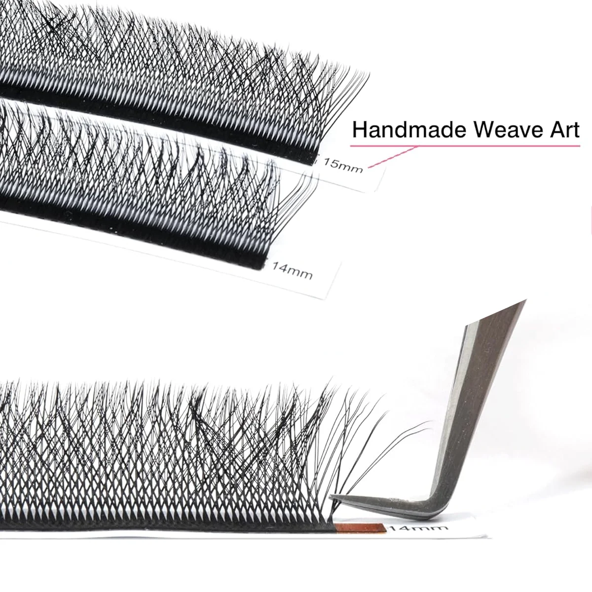 رموش TDANCE YY تمديد طبيعية ناعمة 12 صفوف أسود غير لامع 0.05/0.07 C/D رموش صناعية على شكل حرف Y