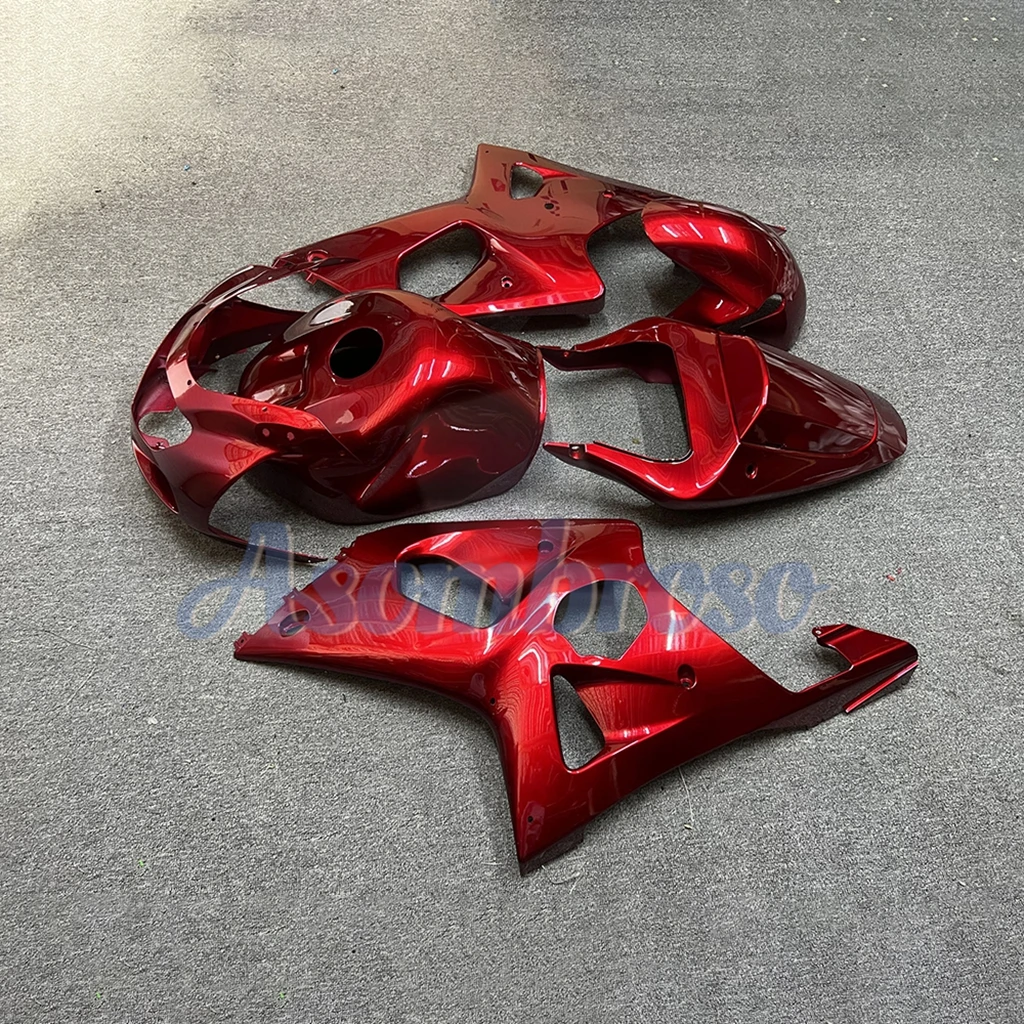 GSXR 1000 2000 2001 2002 Injection Molded Fairing kit For Suzuki GSX-R1000 K2 GSXR1000 Lava Red Accessories Body Panels - view 4