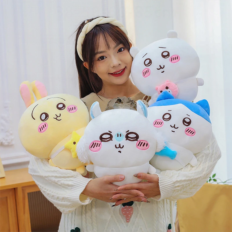 

Hot 30-80cm Kawaii Hachiware Momonga Plush Toy Plush Dolls Are Soft But Not Easily Deformed Plush Room Decoration Birthday Gift
