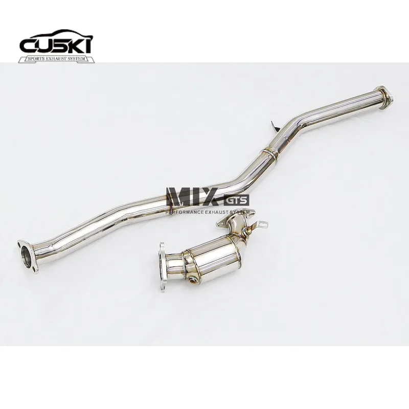 Stainless Steel Automotive Exhaust Parts For Subaru Impreza WRX STI 2008-14 EJ20, EJ25 for Turbo Downpipe com catalisador para