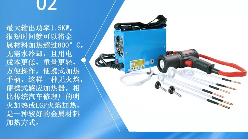 Mini high frequency induction heater, flameless induction heater