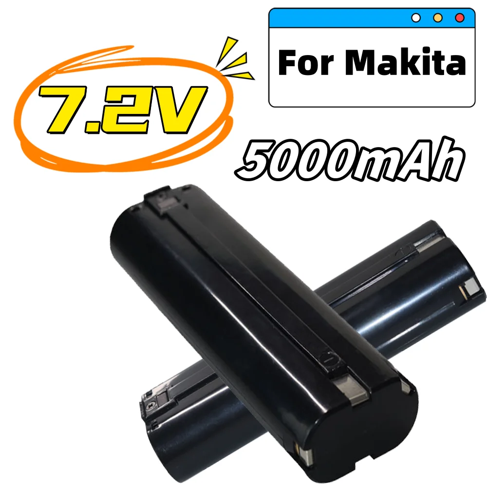 

7.2V 5000mAh Replacement Battery For Makita 7000 7002 7033 191679-9 192532-2 192695-4 632002-4 632003-2 7.2V Battery