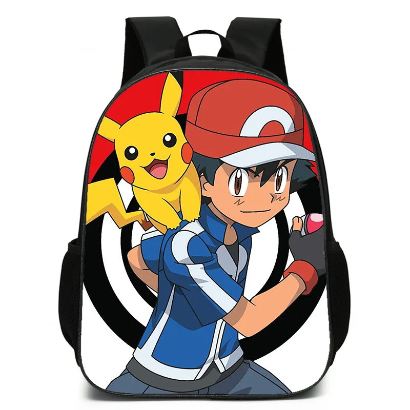 Pokemon tornister dla nastolatków chłopcy dziewczęta dziecko spersonalizowana Pikachu torba podróżna o dużej pojemności Ash Ketchum gorący plecak