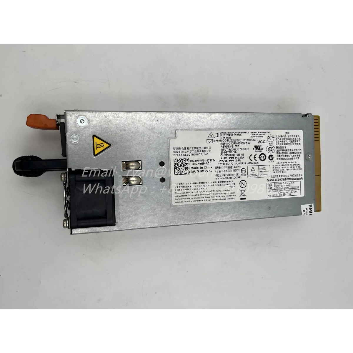 

D1200E-S0 1400 Вт для серверного блока питания Dell C6105 ПК DPS-1200MB A 0MYV71 RN0HH CN35N 04V04J