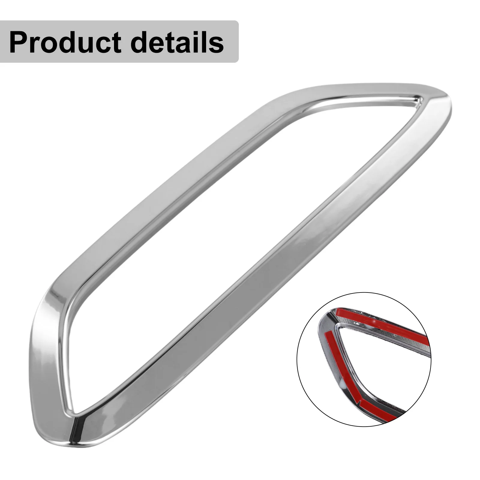 ABS Chrome Brake Light Cover for chr Rear Brake Lamp Trim Covers Existing Scratches Easy To Install For Car Decoration