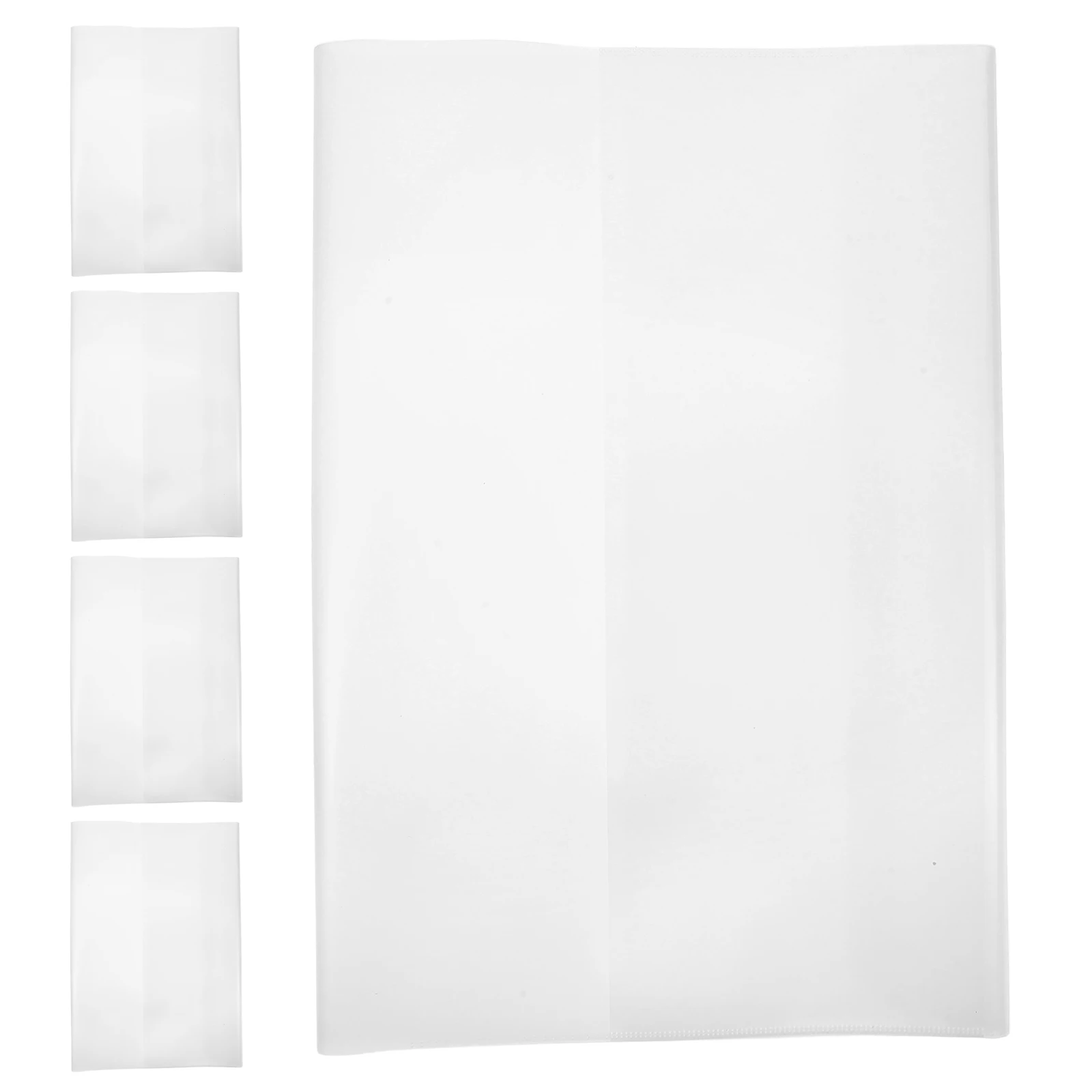 

Transparent Book Waterproof Film Plastic Coverings Clear Page Protectors Student