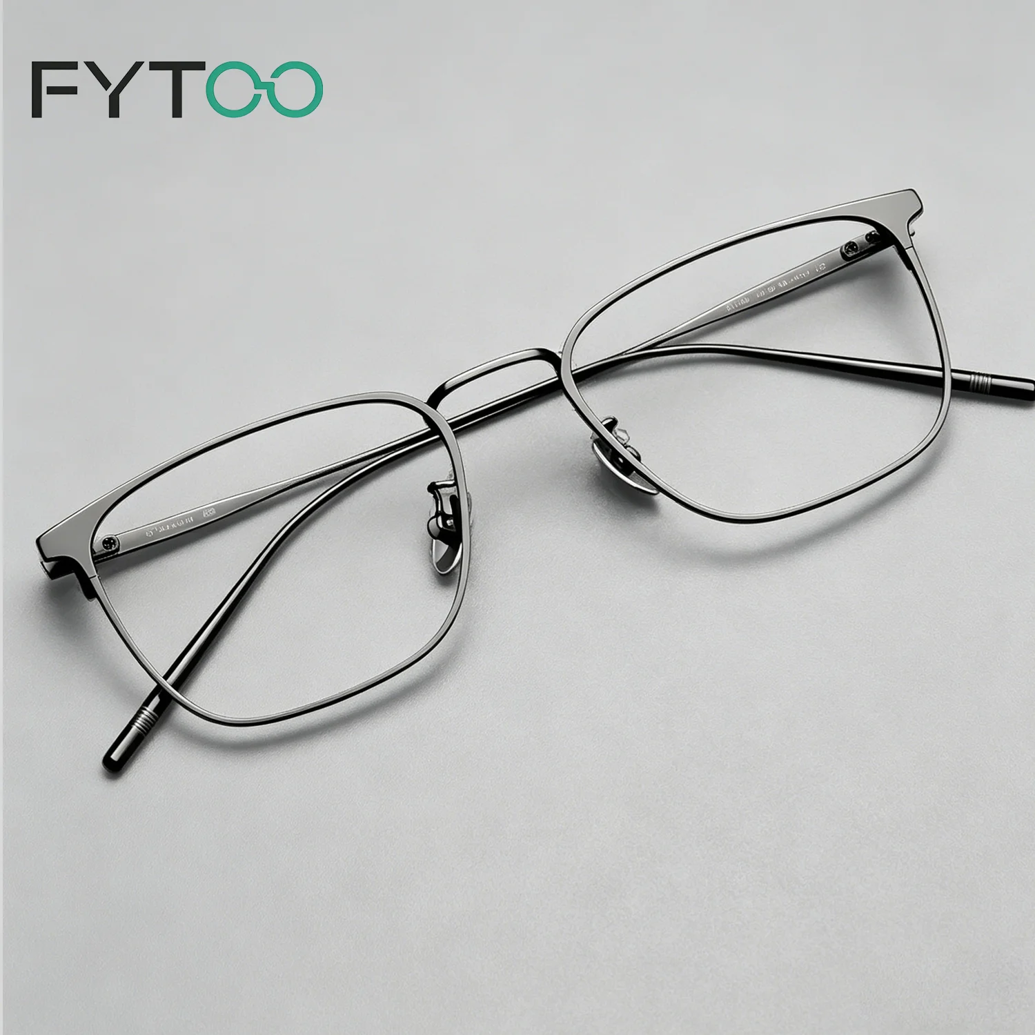 

Очки FYTOO Ultra-Light Titanium Square, ультралегкие титановые квадратные оправы, прочные минималистичные модные очки с комплектом аксессуаров 30020