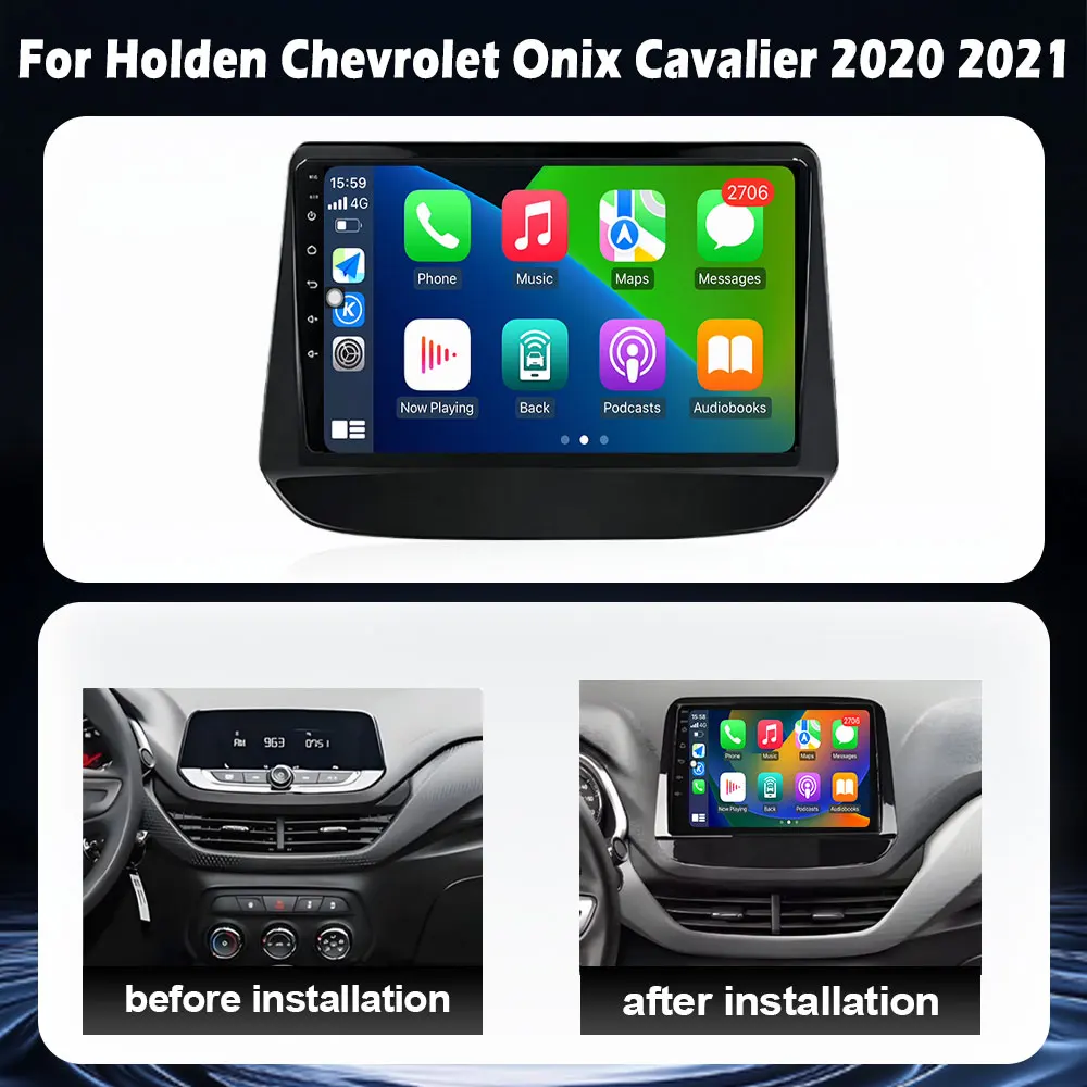 Android 16 Auto For Holden Chevrolet Onix Cavalier 2020 2021 Wireless Carplay Car Radio GPS Navigation Multimedia Video Player