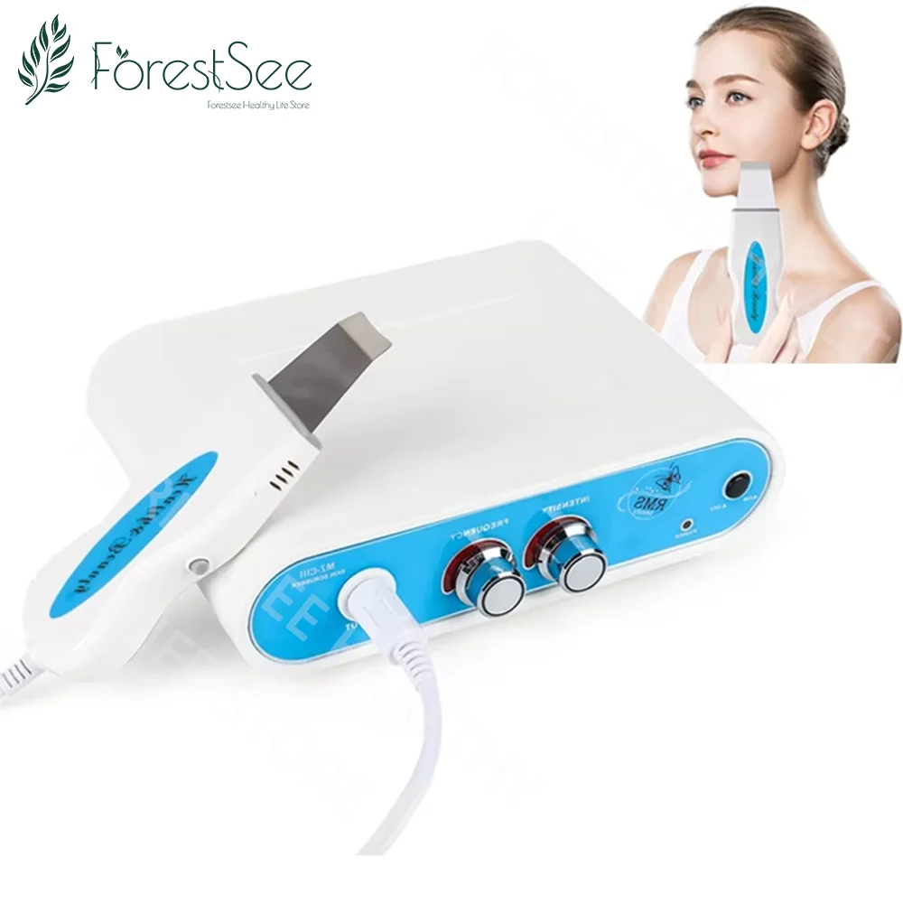 Ultrasonic Skin Scrubber Face Cleaning Tool Blackhead Remover Minimizing Pore Spot Remove Facial Peeling Skincare Beauty Machine