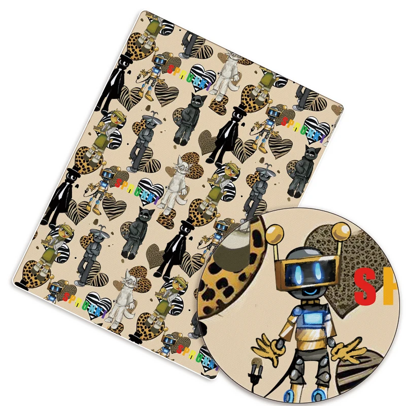 الكلاسيكية الكرتون DIY نسيج القطن البوليستر القطن اليد مخيط ومرقعة مبطن فستان طفل الستار Dresshome الطباعة شعبية #6