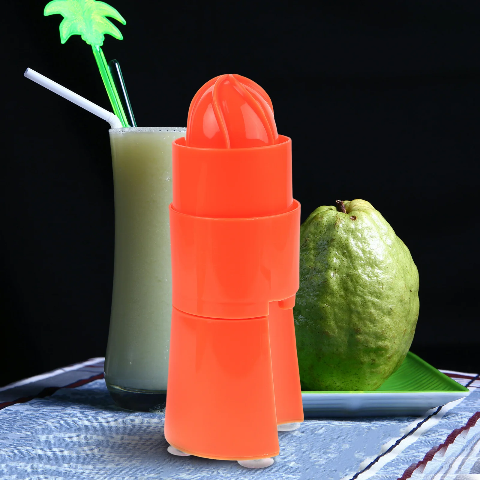 

Manual Fruit Juicer Portable Hand Press For Orange Lime Lemon Juice Extractor Compact Citrus Squeezer No Electricity