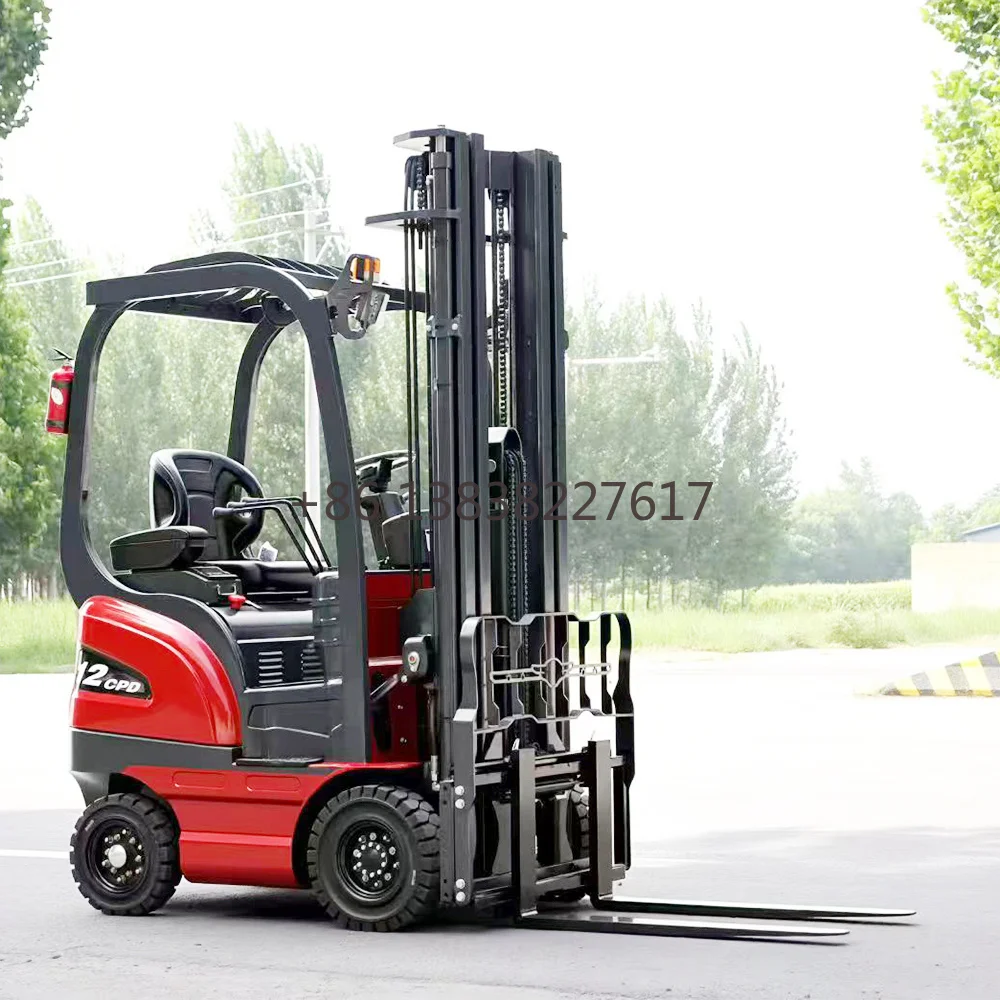 3 Ton Electric Forklift Truck with CE Certification, Low Maintenance Material Handling Equipment for Warehouse and Factory