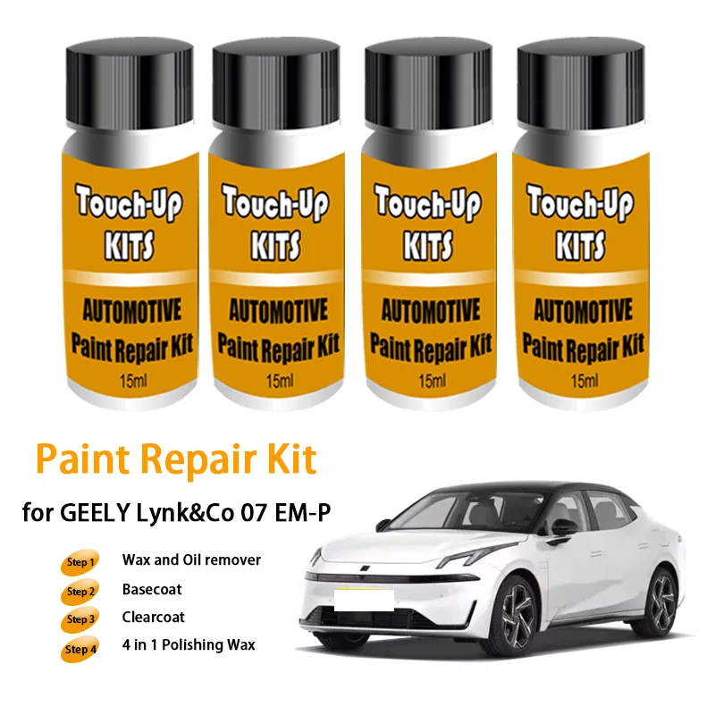 

Car Paint Repair Kit for GEELY Lynk&Co 07 EM-P Touch-Up Set Paint Scratch Remover Automotive Paint Care Accessories Black White