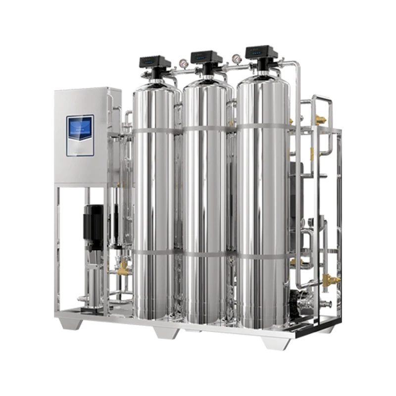 CAMAZ 0.0001 UM 200GPD 0.25T/H Dual Stage Reverse Osmosis+EDI RO Water Machine Factory Direct for Household Use