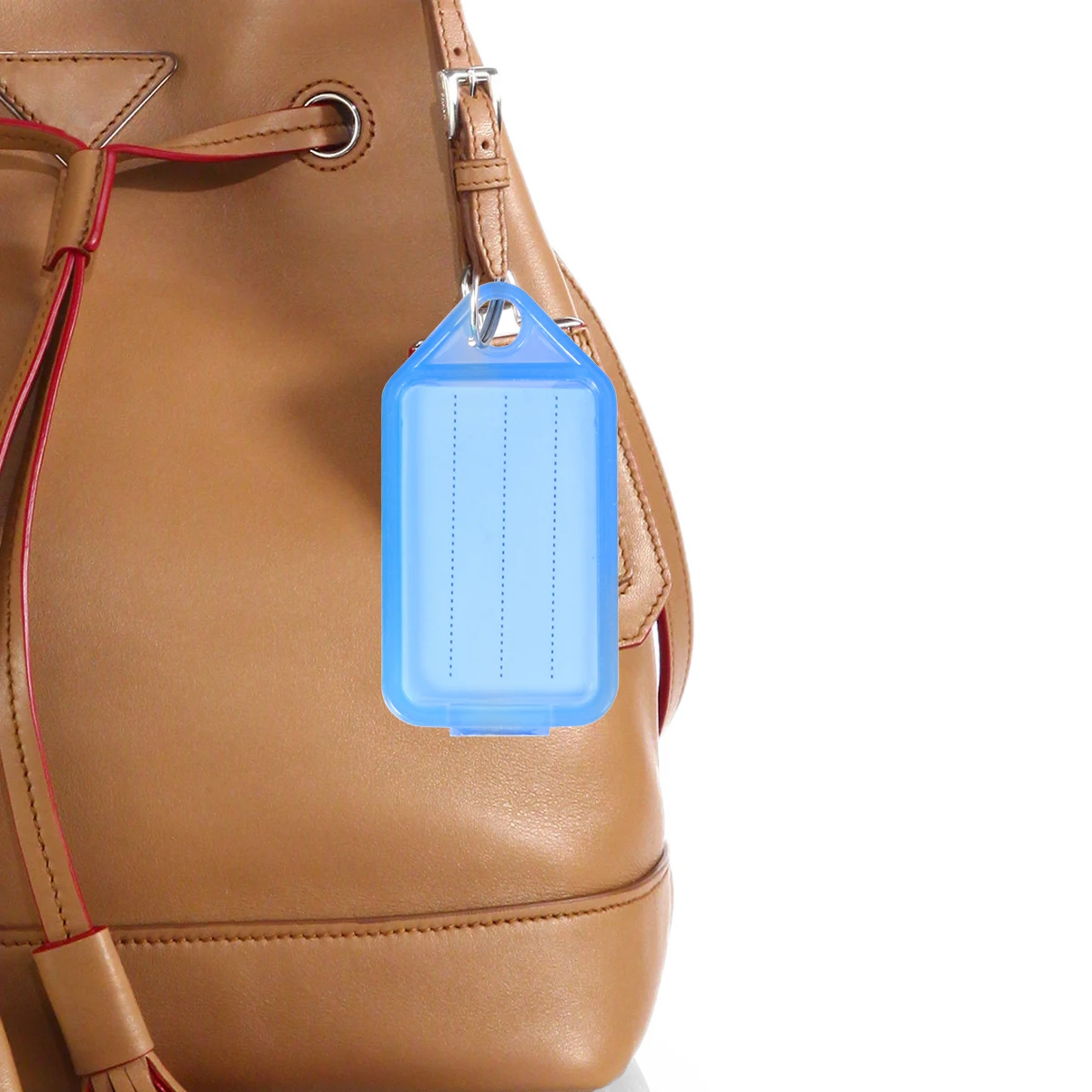 

20Pcs Colorful Plastic Key Tags Strong Rings Luggage Id Labels Key Fobs Memory Sticks Hotel Landlord Agent