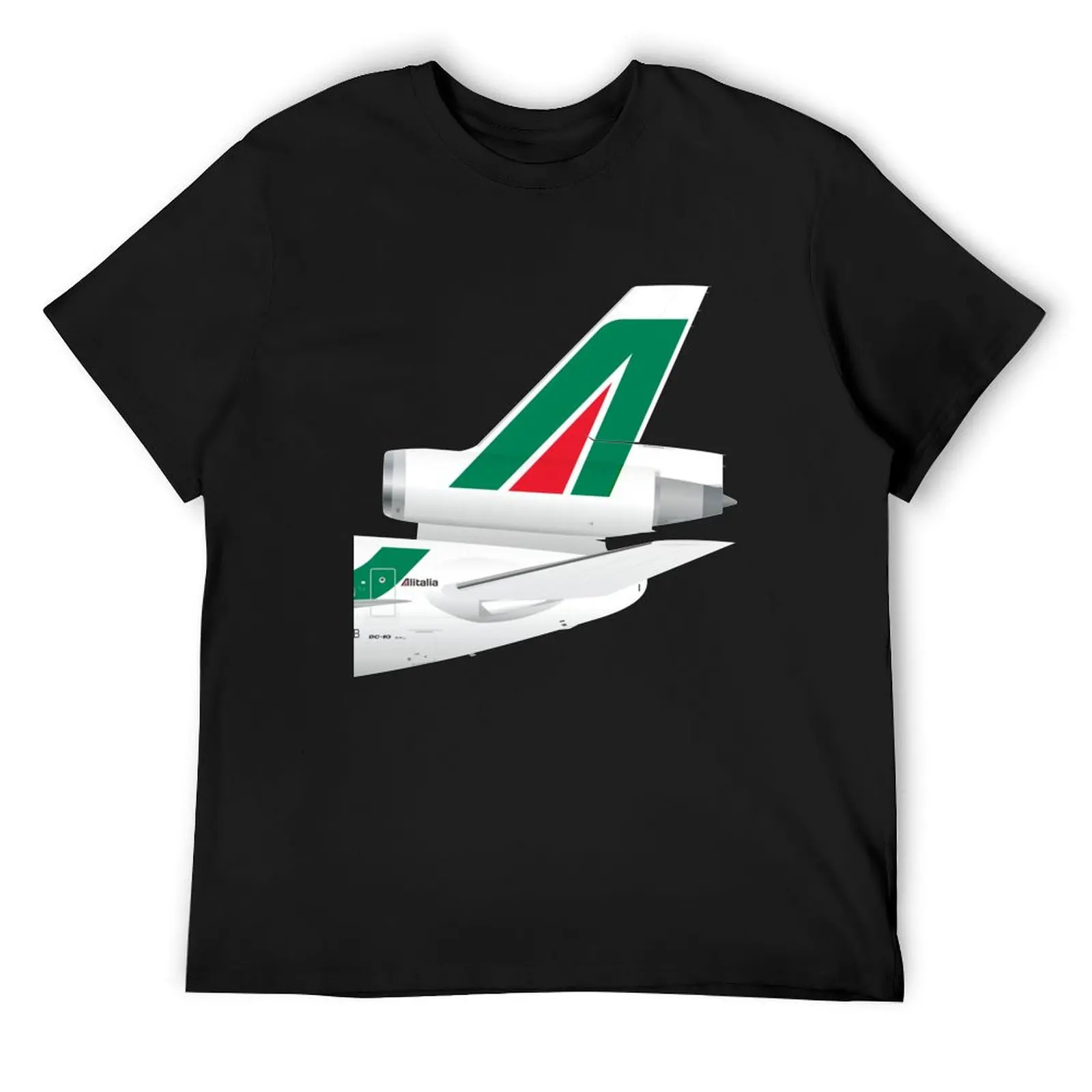 

Wings In Uniform - DC-10 - Alitalia T-Shirt vintage t shirts vintage animal prinfor boys shirts men graphic