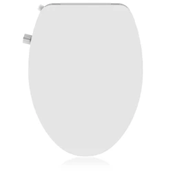 Bidet Toilet Seat, Premium Non-Electric Elongated Bidet Toilet Seats with Dual Nozzle, Easy to Install and Use