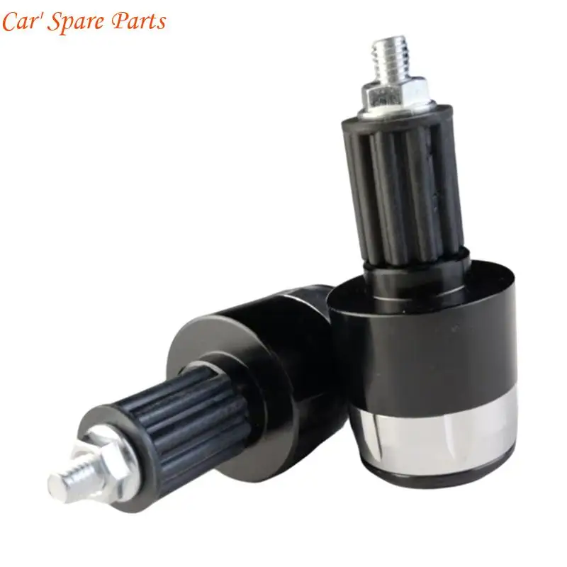 Y4UA Pair Non Slip Motorcycle Bar End Weights Robust Aluminum Handlebar End Protectors Simple Installation for Smooth Riding