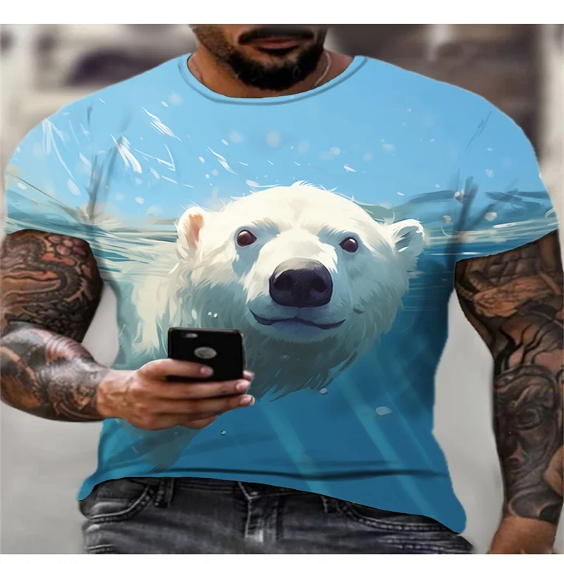 T-shirt Harajuku imprimé en 3D pour hommes, tricots à manches courtes, T-shirt de loisirs de fitness, été européen et américain, 2024