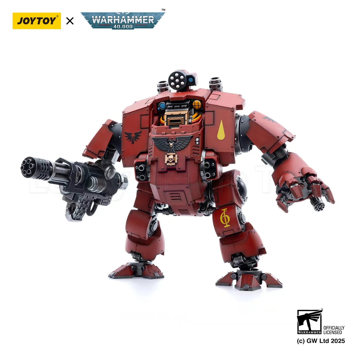 【在庫あり】JOYTOY 1/18 アクションフィギュア ウォーハンマー40K ブラッドエンジェルズ レッドエンデューティング ドレッドノート コレクタブルモデル おもちゃ