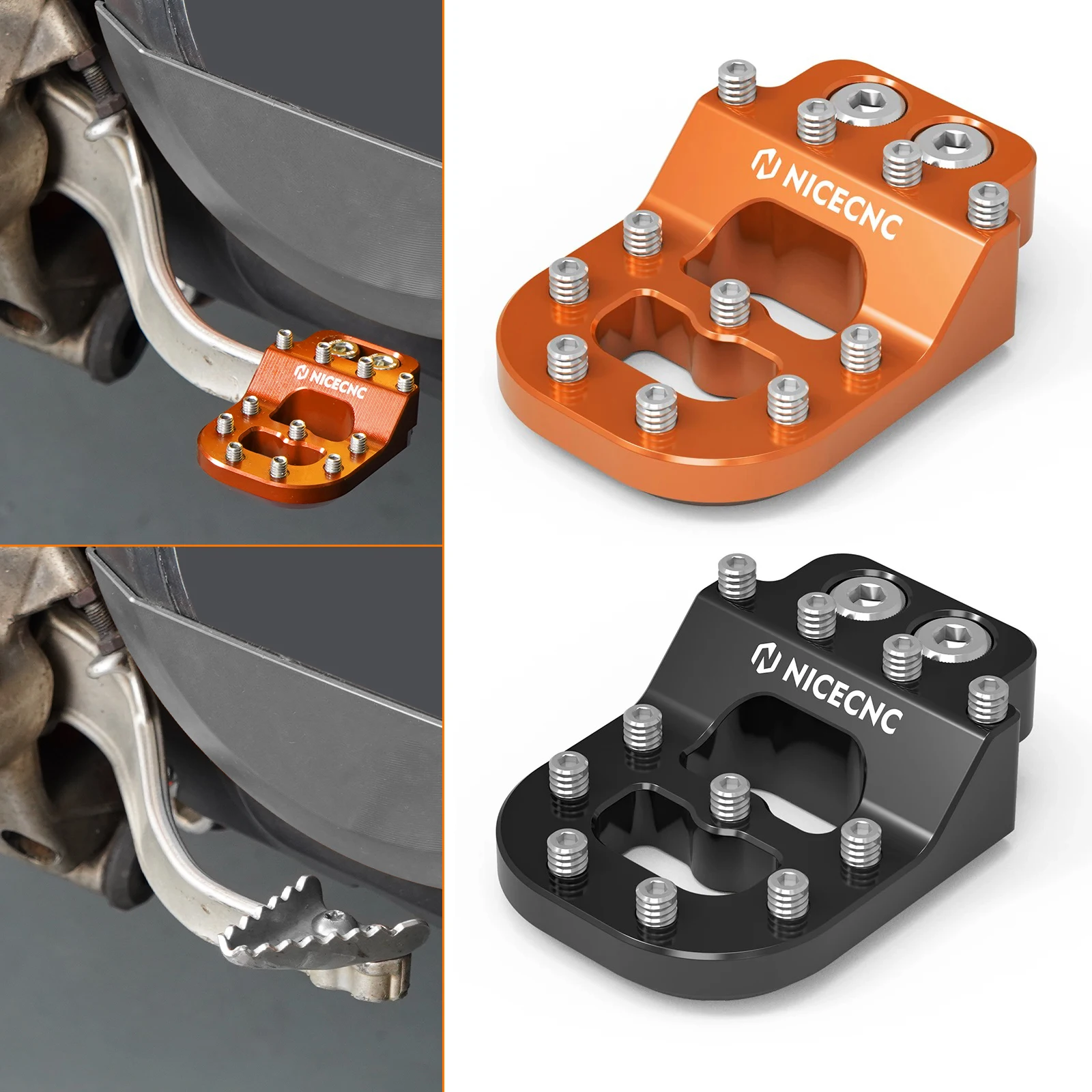 

For 2019-2023 KTM 790 Adventure/R 890 Adventure/R Stepped Brake Pedal Tip for KTM 1290 Super Adventure R S T 1290 SAR SAS 15-23