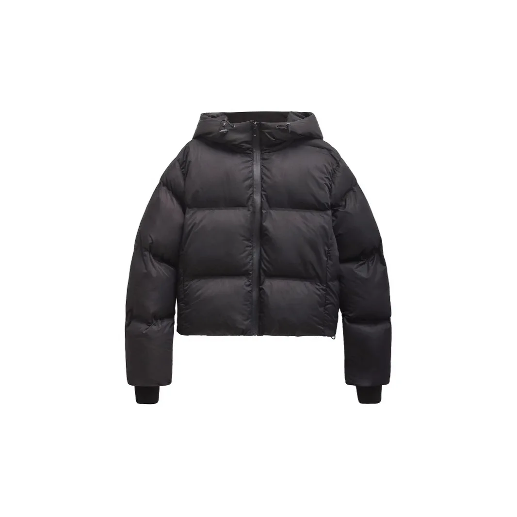 Winter New French Commuter Warm Comfortable Hooded Short Bread Coat Women's Cotton Jacket XC9624 24