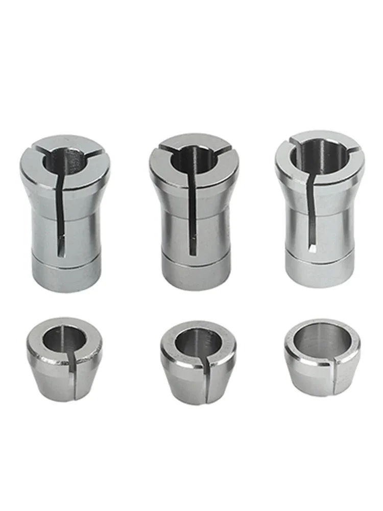 

Engraving Workshop Trimmer Collet Router Bit Adapter Clamping Adapter Used In Trimming And Engraving Pack Of 6 Adapters