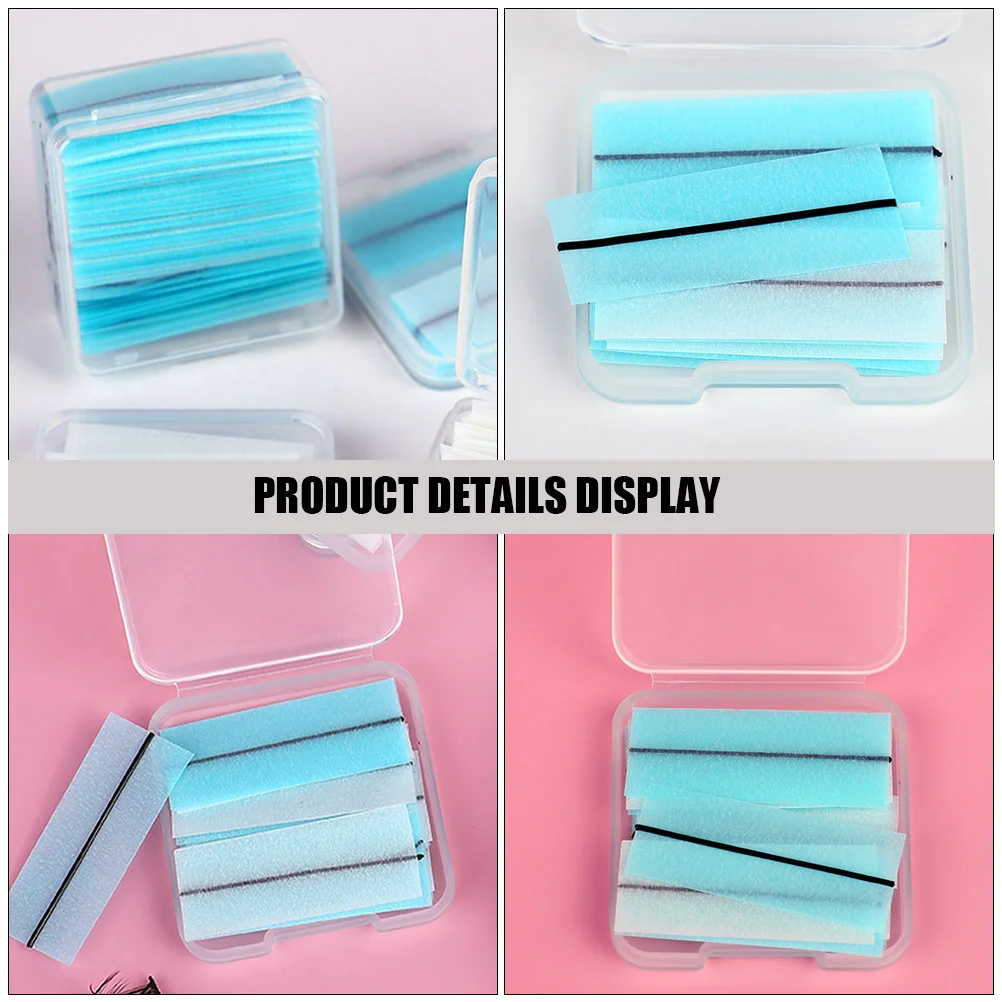 2箱の自己粘着まつげストリップ、ナチュラルルックつけまつげ接着剤、アイライナーエクステンションの代替品、快適な装着感、バルク