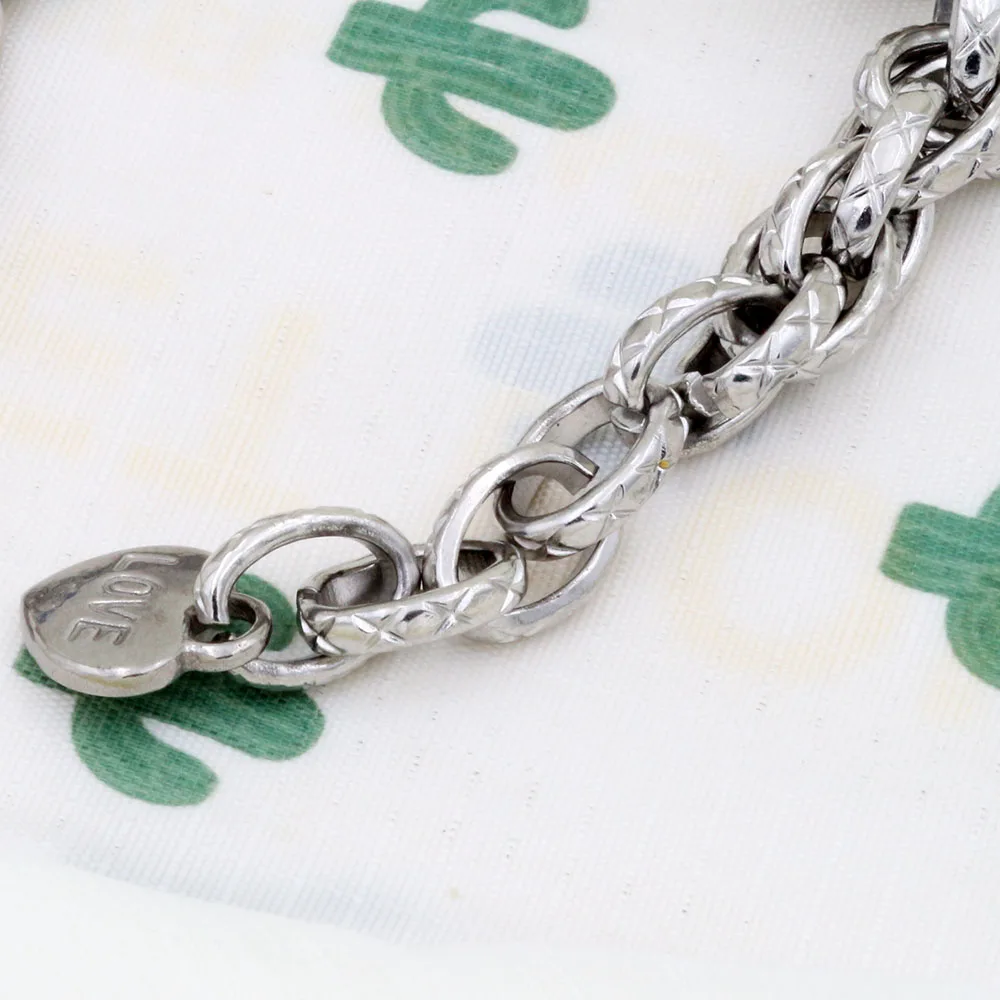 Серебристый металлический ремешок для смарт-браслета Xiaomi Mi Band 7 6 / Mi Band 5/ Mi Band 8, Сменные аксессуары, цепочка из нержавеющей стали