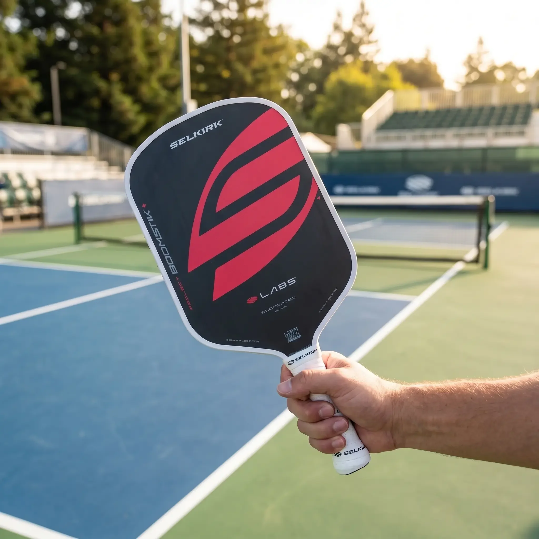 

2026 Selkirk Boomstik Elongated Pickleball Paddles High Spin Control Large Sweet Spot BoomCore MOI Tuning System USAP Approved