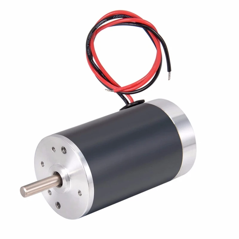 DC 12V 24V Motor 10W Electric High Speed 2000/3000/4000/5000/6000rpm Copper Brush Double Ball Low Noise Motorsl DIY Engine 38SRZ