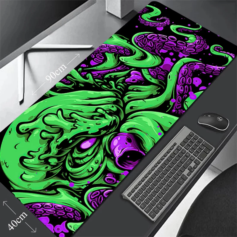 

Mouse pad big game mousepad laptop desk pad 40x90cm computer keyboard carpet creative octopus mouse mat