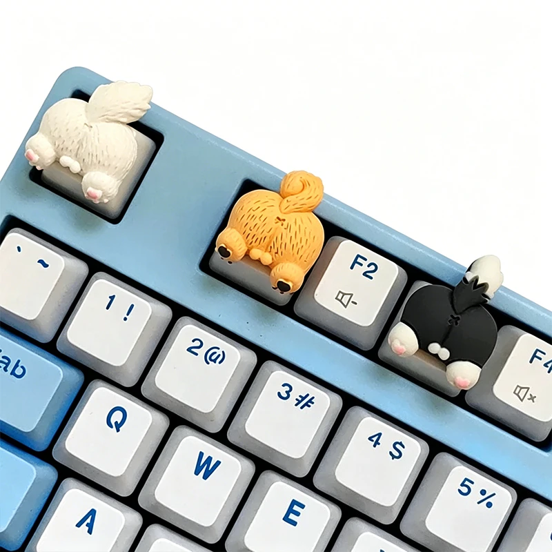 

Personalized Key Caps for Cherry Mechanical Keyboard Special ESC Keycaps Cute Dog Butt Replacement Decoration Keycap