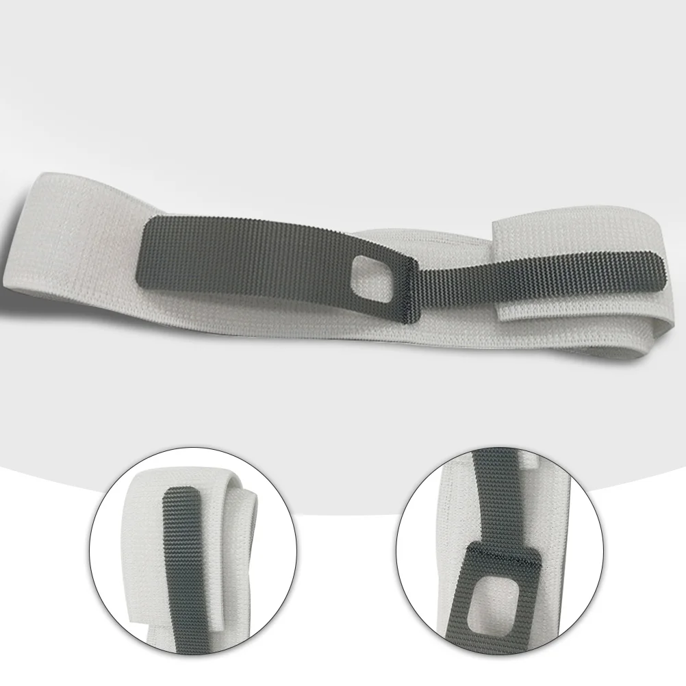 

4pcs Catheter Fixation Strap Tape Leg Band Holder Elastic Closure Loop Polyester Adjustable Stabilize Patient Movement Durable