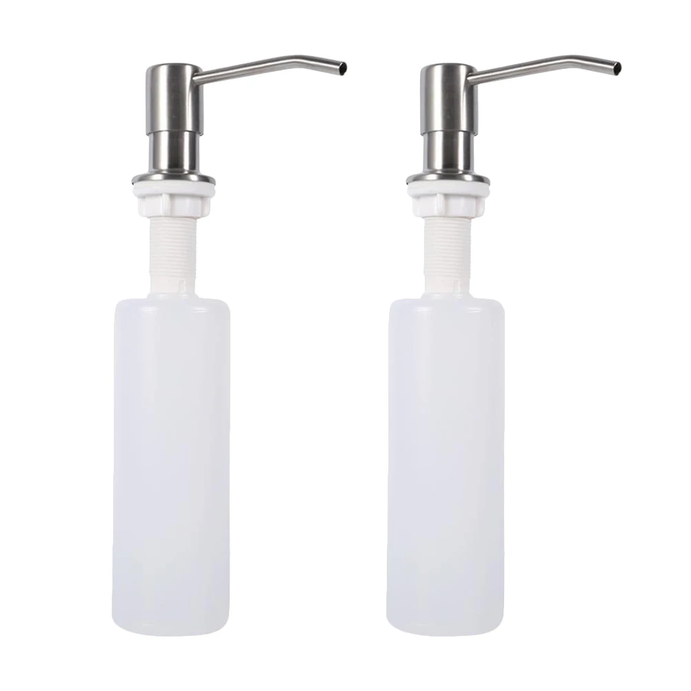 

Дозатор для мыла, кухонная раковина, дозатор моющего средства для раковины H, прочная многоразовая бутылка с насосом для жидкости для дома, ванной комнаты