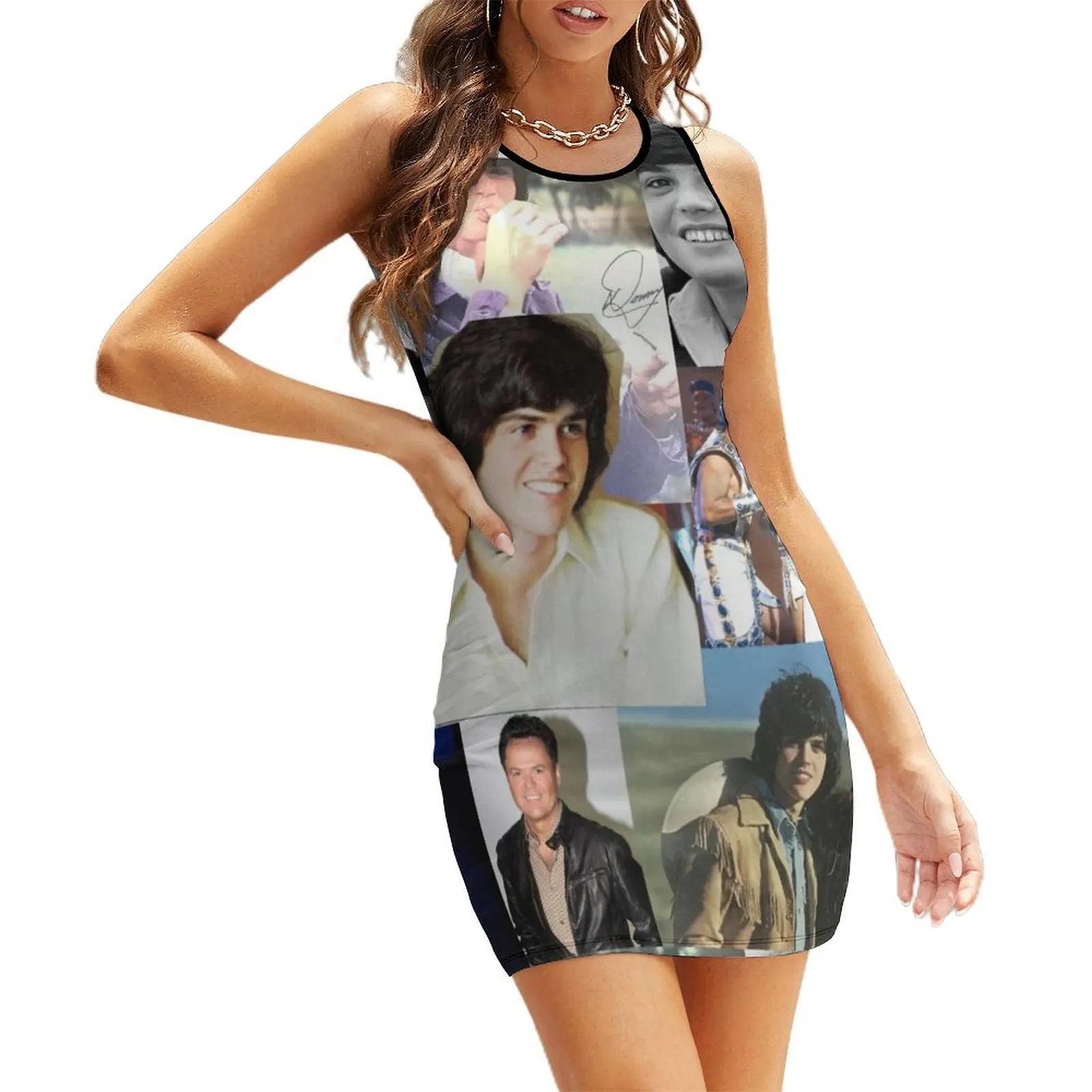 

Donny Osmond Sleeveless Sundress summer dresses womens 2025 Casual dresses Cocktail of dresses birthday for women