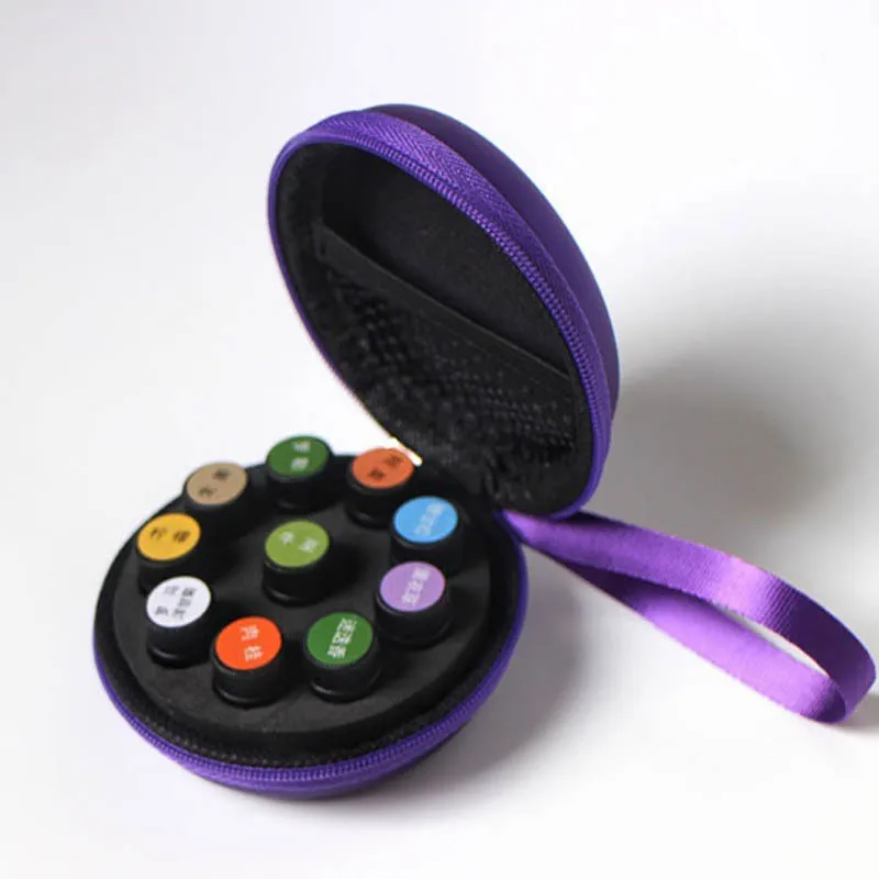 Nuovo 10/12 bottiglie 1-2ml custodia per olio essenziale custodia per DoTERRA Young Living Oil Travel Portable Carry Hanging Organizer