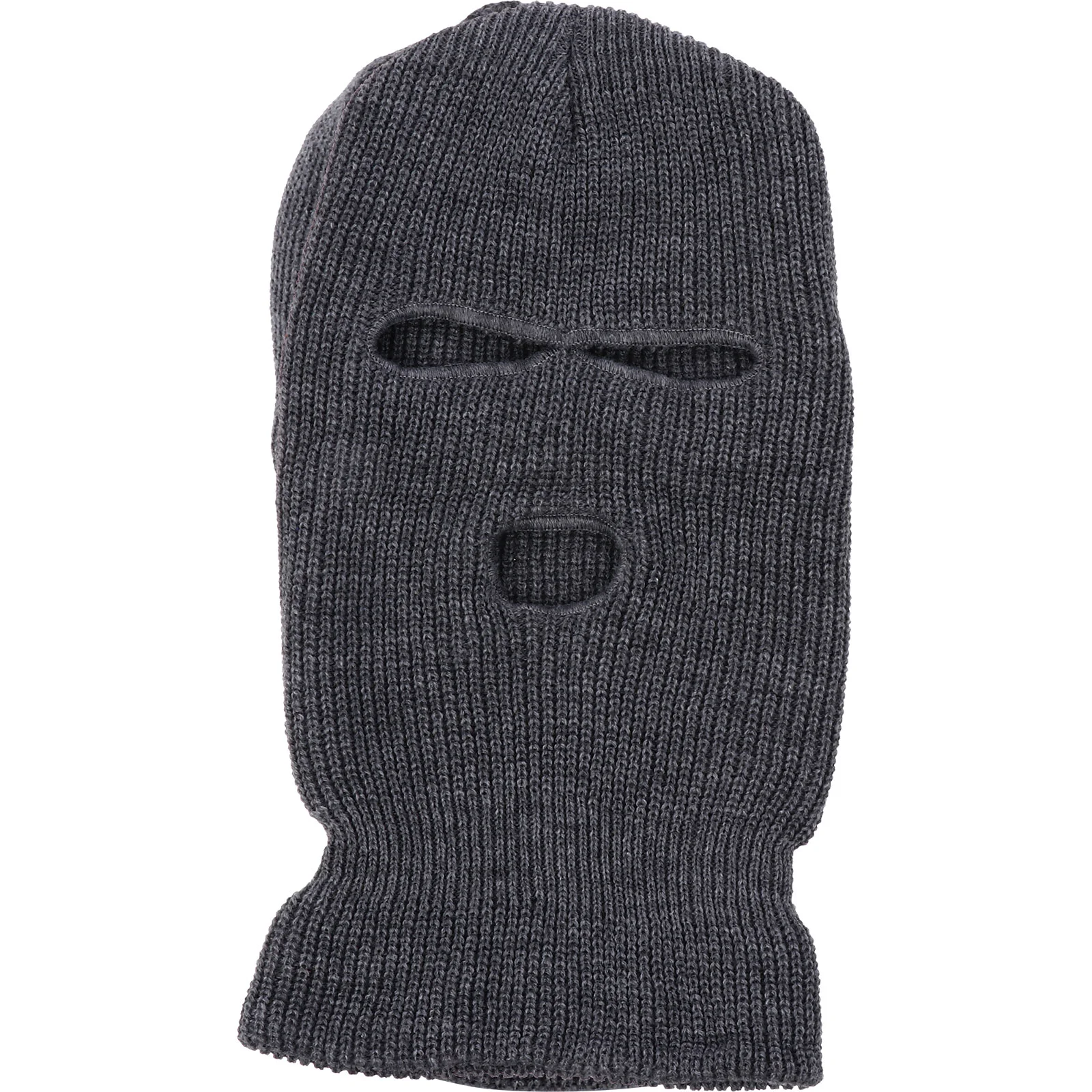 3-Holes Cycling Hat Balaclava Knitted Outdoor Face Cover Knitted Hat 3-holes Face Cover Hat