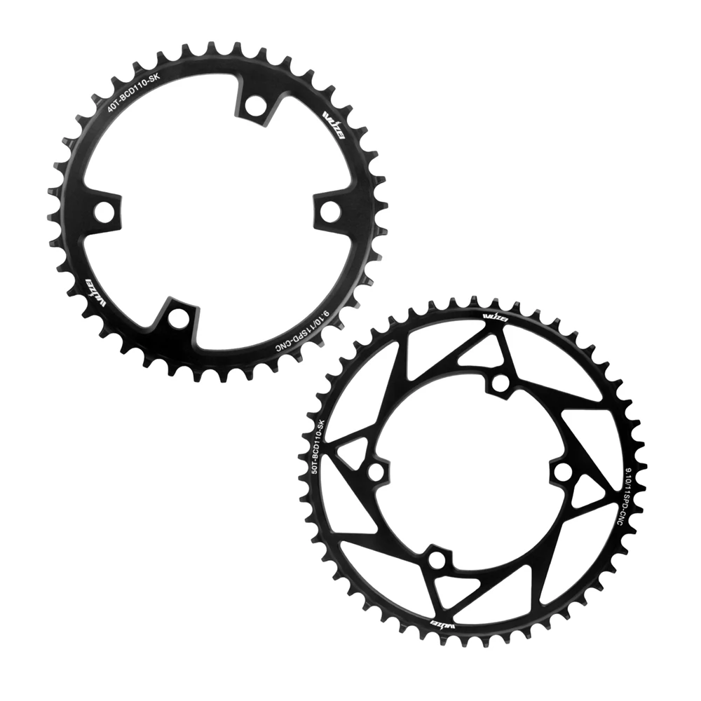 AliExpress NONE Road Bike 110BCD 4 Bolts Chainwheel Narrow Wide Stars Positive and Negative Tooth Sprocket For Shimano R7000/R7100/5800/R3000